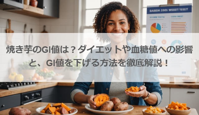 焼き芋のGI値は？ダイエットや血糖値への影響と、GI値を下げる方法を徹底解説！